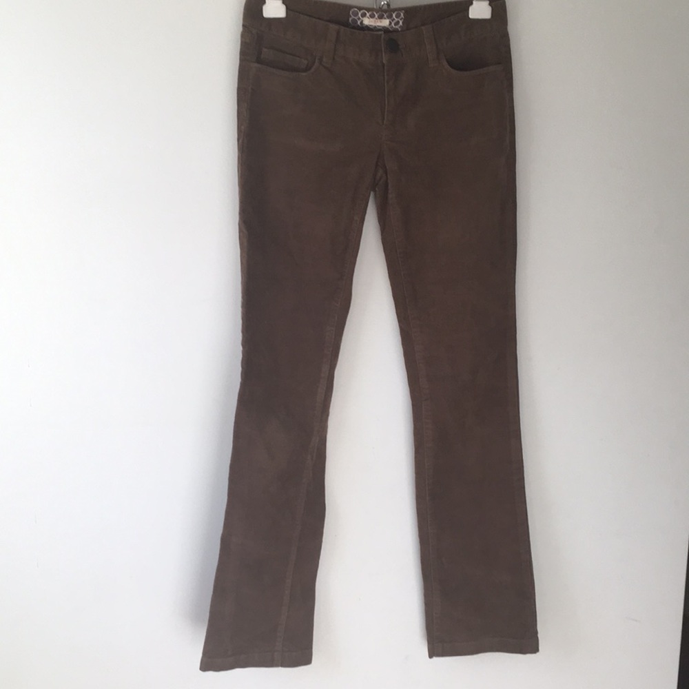J. Crew Matchstick Cords, Brown, Women’s 26S